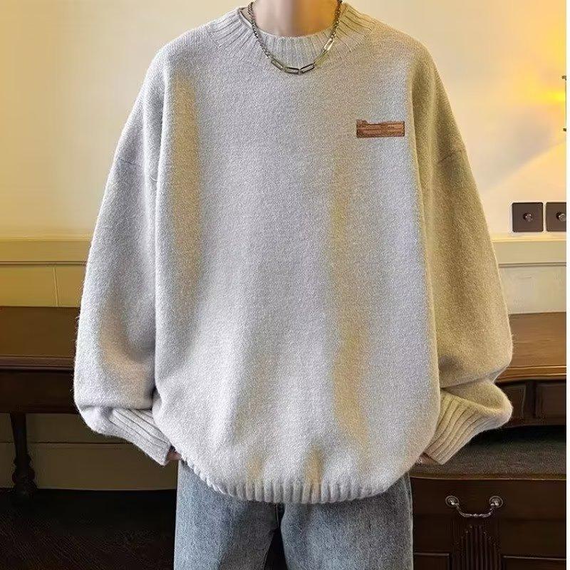 Sweater Boys Autumn and Winter Round Neck Trendy Japanese Sweater New Year Lazy Style Loose Inner Style Linen Clothes M
Sweater Boys Autumn and Winter Round Neck Trendy Japanese Sweater New Year Lazy Style Loose Inner Style Linen Clothes M