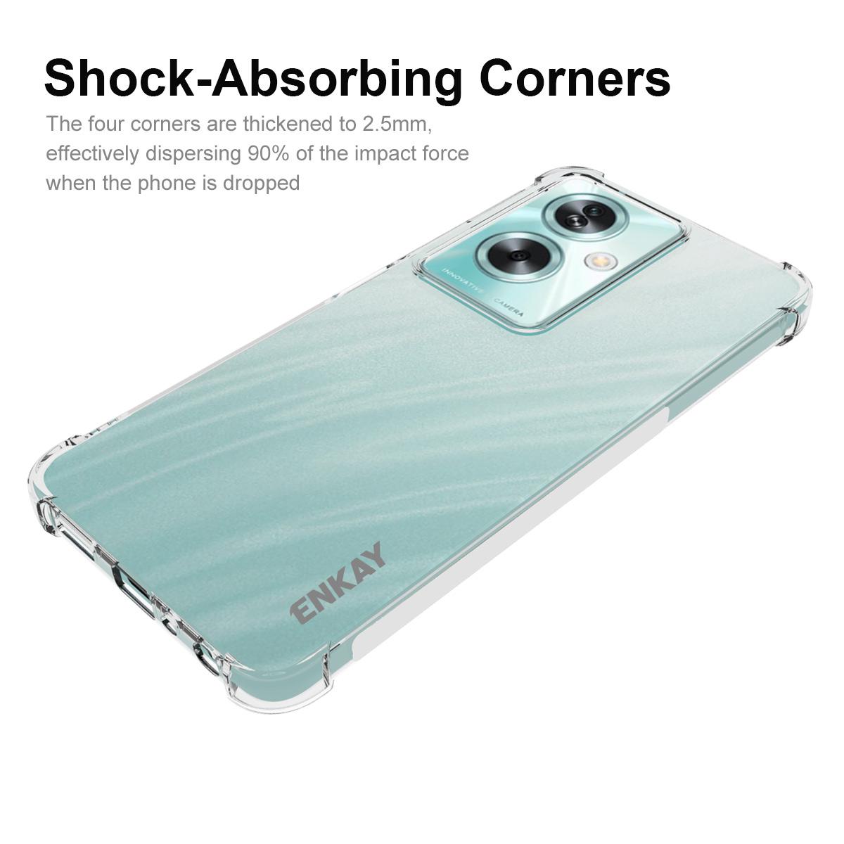 ENKAY HAT PRINCE For Oppo A79 5G/A2 5G TPU Case Clear Phone Cover with Anti-slip Strip Edge A
ENKAY HAT PRINCE For Oppo A79 5G/A2 5G TPU Case Clear Phone Cover with Anti-slip Strip Edge A