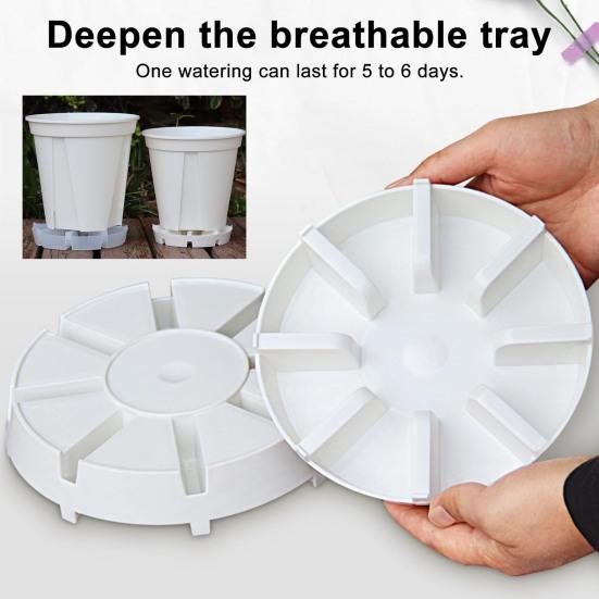 Flower Pot Tray Good Drainage Moisturizing Effect Lightweight Design Drainage Plant Tray S чистий
Flower Pot Tray Good Drainage Moisturizing Effect Lightweight Design Drainage Plant Tray S чистий