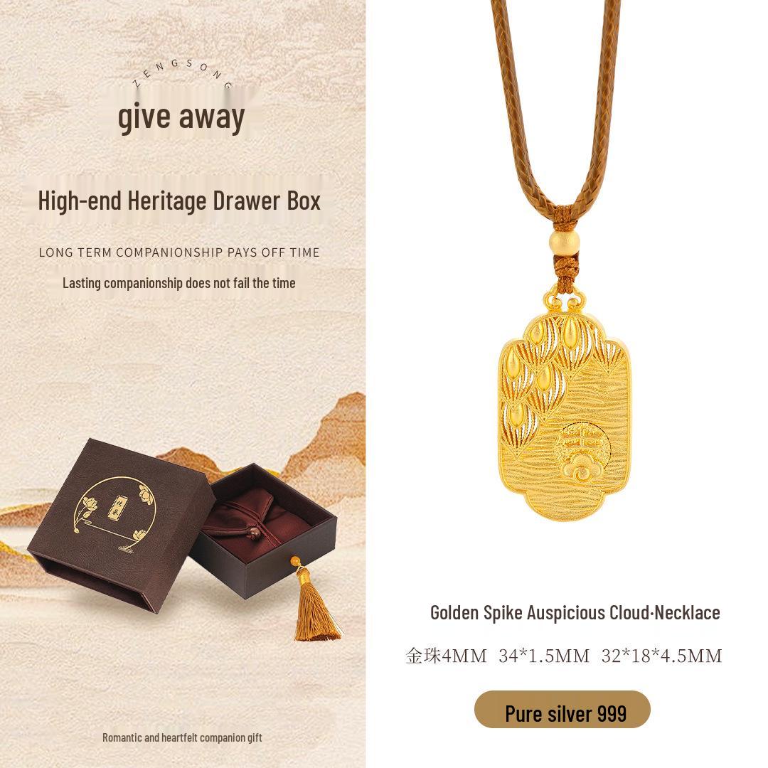 Серебряный Лотос Восемь Сокровищ Ожерелье для Женщин - Цепочка на Ключицы Пряжка Мира, Идеальный Подарок на Циси. 999 Pure Silver TL015351
Серебряный Лотос Восемь Сокровищ Ожерелье для Женщин - Цепочка на Ключицы Пряжка Мира, Идеальный Подарок на Циси. 999 Pure Silver TL015351