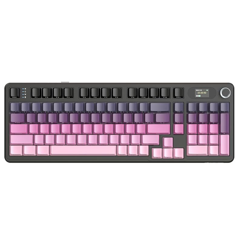 ATTACK SHARK X98PRO mechanical keyboard wireless gasket mount 5 layer pad Bluetooth/2.4GHz/USB-C TFT screen metal knob Hot-swappable HIFI sound
ATTACK SHARK X98PRO mechanical keyboard wireless gasket mount 5 layer pad Bluetooth/2.4GHz/USB-C TFT screen metal knob Hot-swappable HIFI sound