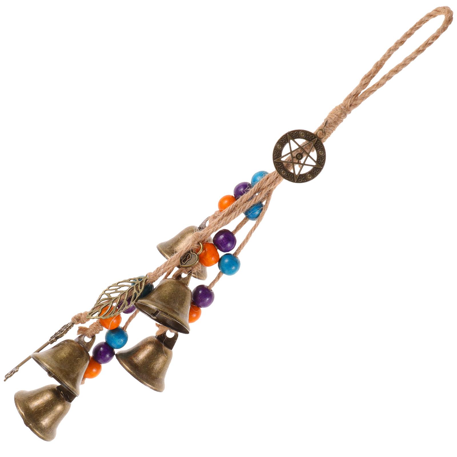Wooden Beads Heart Door Bell Wind Chime Hanging Ornament Decor Retro Iron Home Tree Study Decoration Witch Craft Charm
Wooden Beads Heart Door Bell Wind Chime Hanging Ornament Decor Retro Iron Home Tree Study Decoration Witch Craft Charm