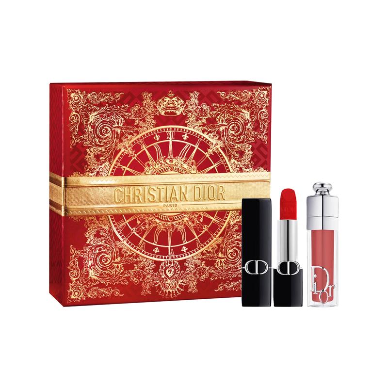 DIOR Vibrant Blue Gold Lipstick Enchanting Lip Gloss Makeup Set Bright Gold Lucky Limited Gift Box Velvet Moisturizing and Colorful Lips 3.5g+6ml
DIOR Vibrant Blue Gold Lipstick Enchanting Lip Gloss Makeup Set Bright Gold Lucky Limited Gift Box Velvet Moisturizing and Colorful Lips 3.5g+6ml