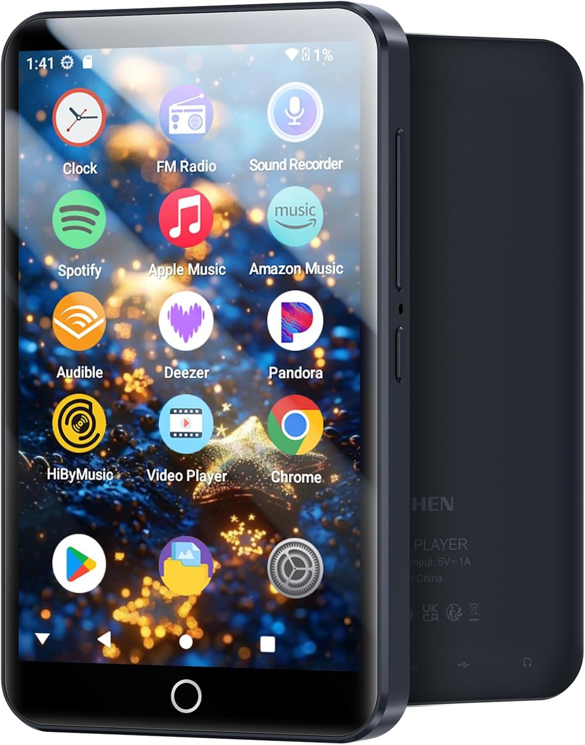 MECHEN 160GB MP3 Player, 4-inch Android 13 MP3 Player, Multi-functional Music Player, Digital Audio Player with Video Playback, FM Radio, 2.4GHz5GHz
MECHEN 160GB MP3 Player, 4-inch Android 13 MP3 Player, Multi-functional Music Player, Digital Audio Player with Video Playback, FM Radio, 2.4GHz5GHz