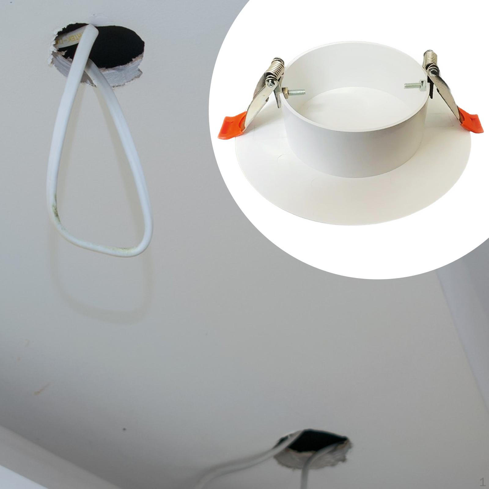 Потолочная накладка Декоративная крышка Панель доступа Прочная Круглая Встраиваемая Точечная лампа Отверстие для стекла M