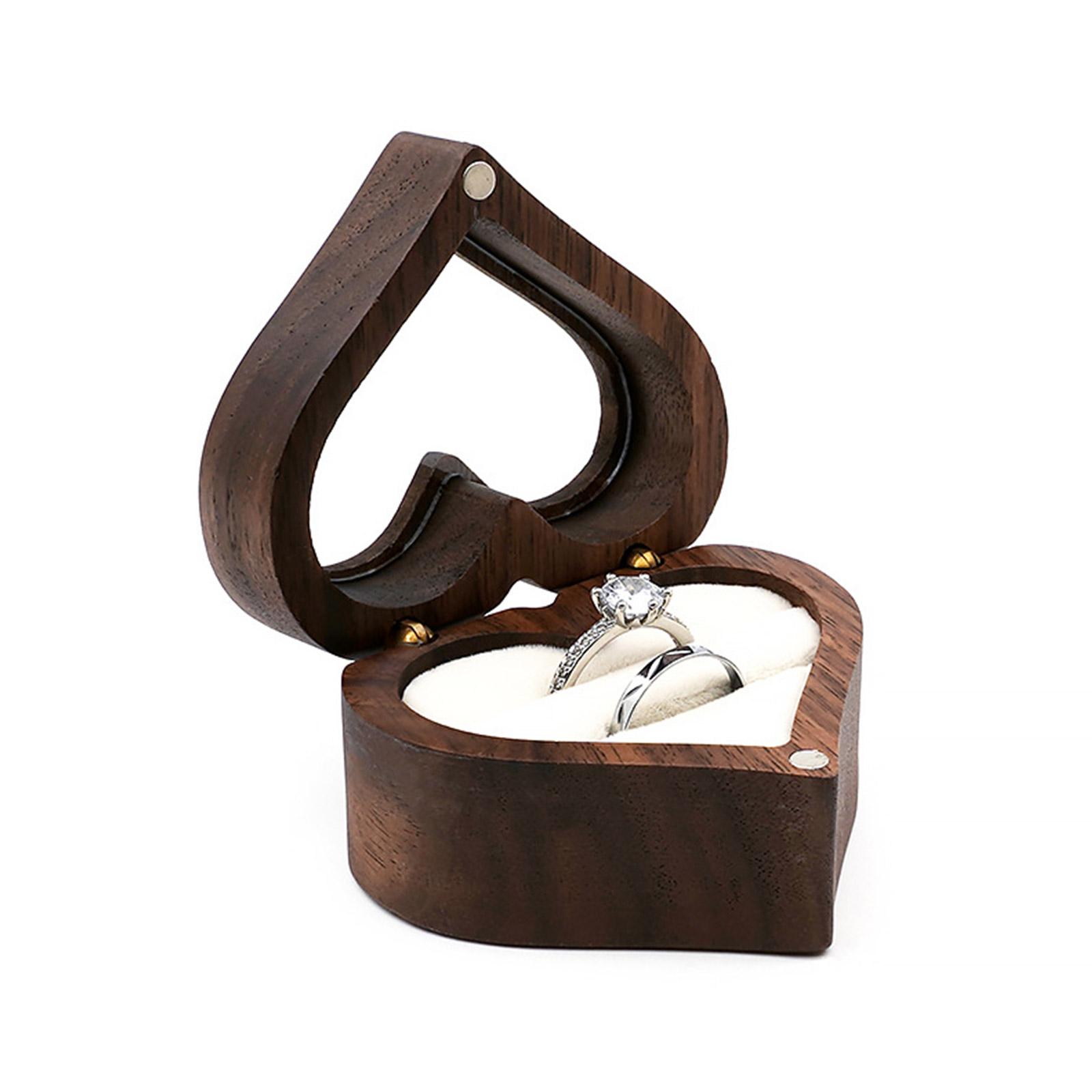 Heart-shaped Solid Wood Ring Box Jewelry Storage Bag Wooden Gift Box Proposal Engagement Wedding Ceremony Birthday Gift белый
Heart-shaped Solid Wood Ring Box Jewelry Storage Bag Wooden Gift Box Proposal Engagement Wedding Ceremony Birthday Gift белый