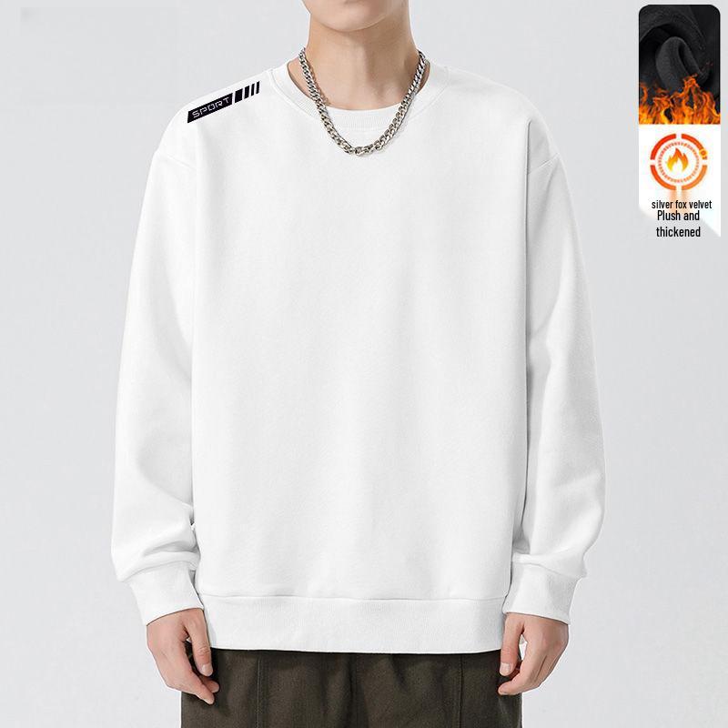 Men s Round Neck Printed Hoodie - Autumn/Winter Loose Fit Velvet Long Sleeve Pullover, Fashionable and Versatile Base Layer. 3XL (recommended 145-160 catties)
Men s Round Neck Printed Hoodie - Autumn/Winter Loose Fit Velvet Long Sleeve Pullover, Fashionable and Versatile Base Layer. 3XL (recommended 145-160 catties)
