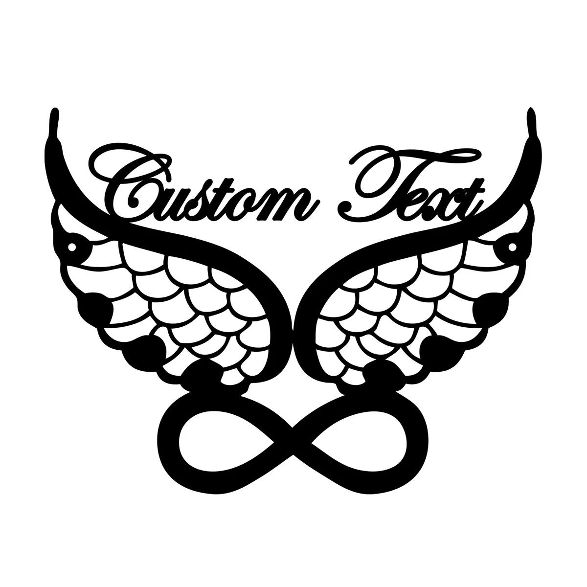 Metal Wall Art Angel Wings Personalized Home Decor Housewarming Gift
Metal Wall Art Angel Wings Personalized Home Decor Housewarming Gift
