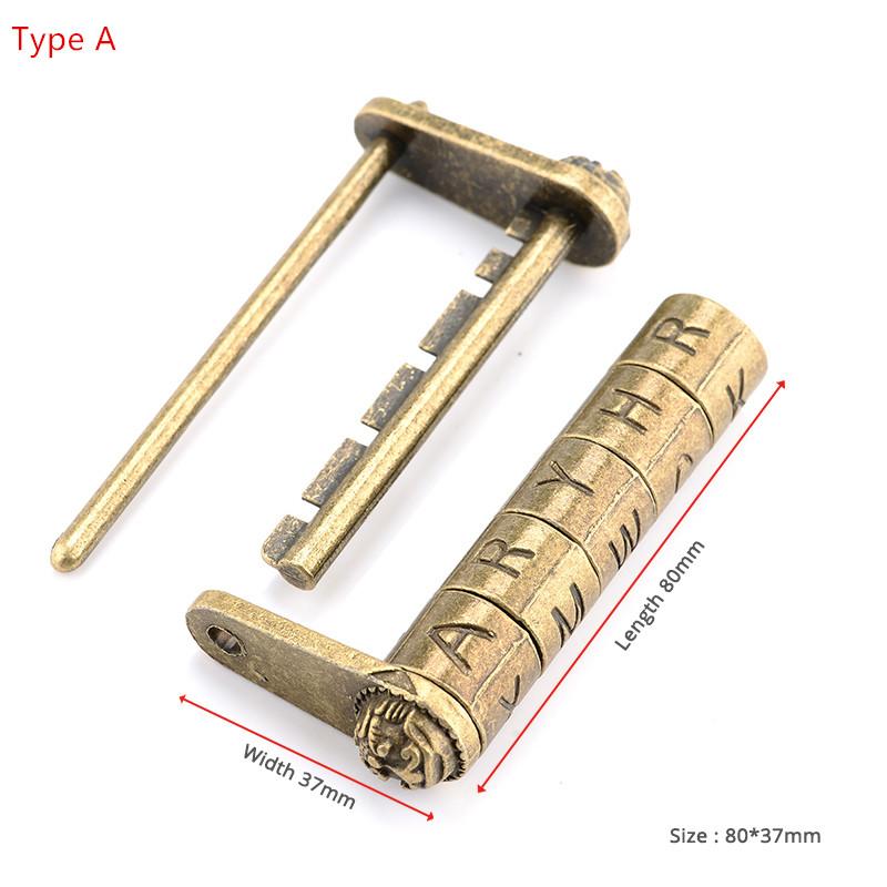 NAIERDI Antique Bronze Retro Combination Lock 5 Letter Zinc Alloy Password Lock Jewelry Box Padlock for Wooden Suitcase Drawer
NAIERDI Antique Bronze Retro Combination Lock 5 Letter Zinc Alloy Password Lock Jewelry Box Padlock for Wooden Suitcase Drawer
