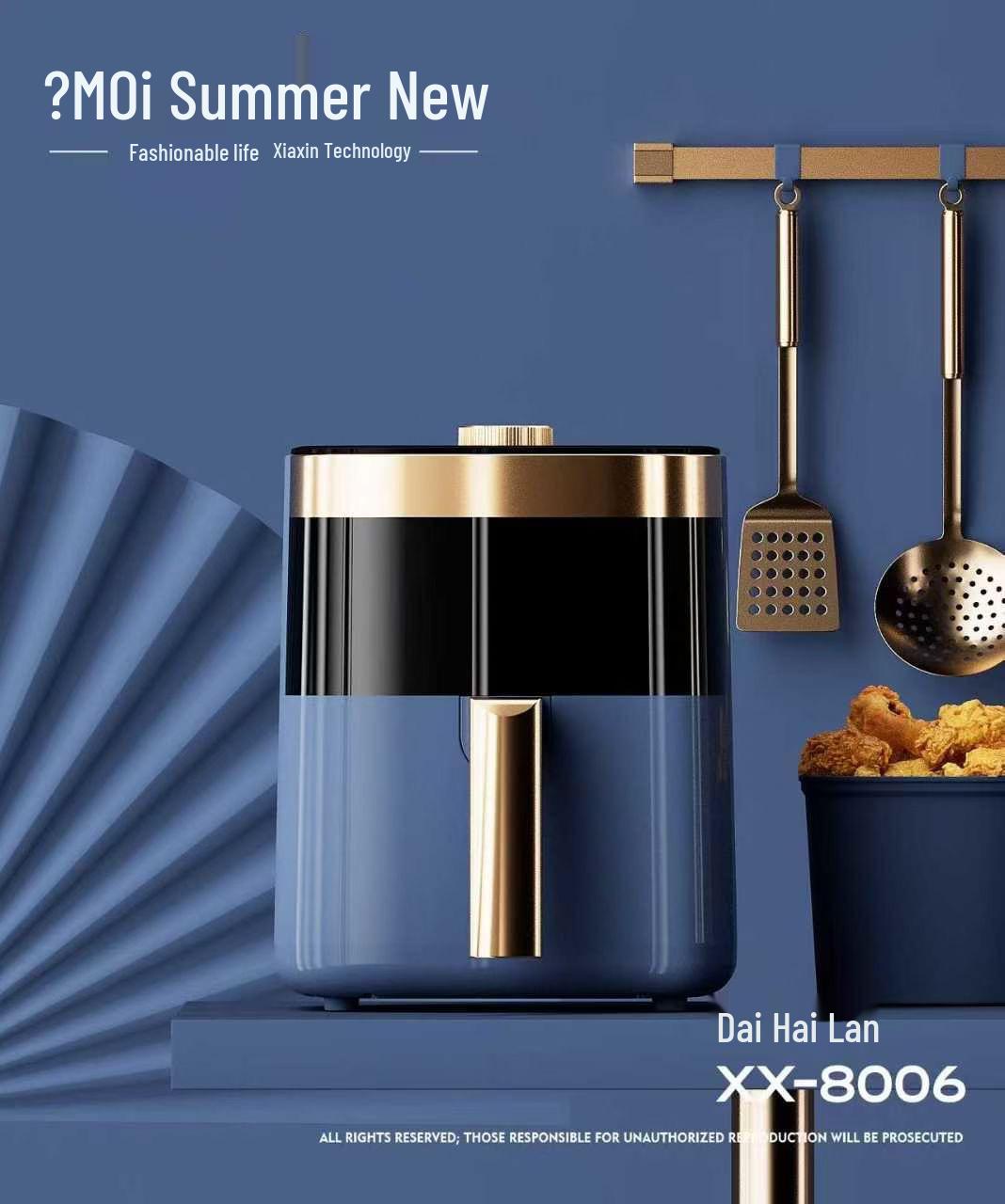 Xiaxin Multi-Functional Smokeless Visual Air Fryer and Electric Oven глибокий/синій
Xiaxin Multi-Functional Smokeless Visual Air Fryer and Electric Oven глибокий/синій