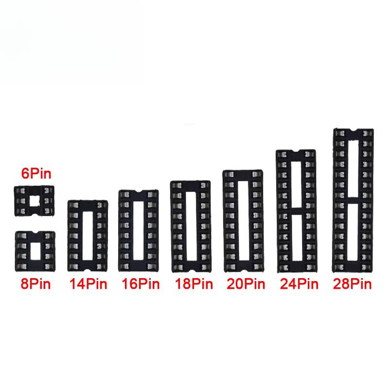 10PCS IC Seat DIY DIP IC Socket Adaptor Solder Sockets 6pin 8pin 14pin 16pin 18pin 20pin 24pin 28pin
10PCS IC Seat DIY DIP IC Socket Adaptor Solder Sockets 6pin 8pin 14pin 16pin 18pin 20pin 24pin 28pin