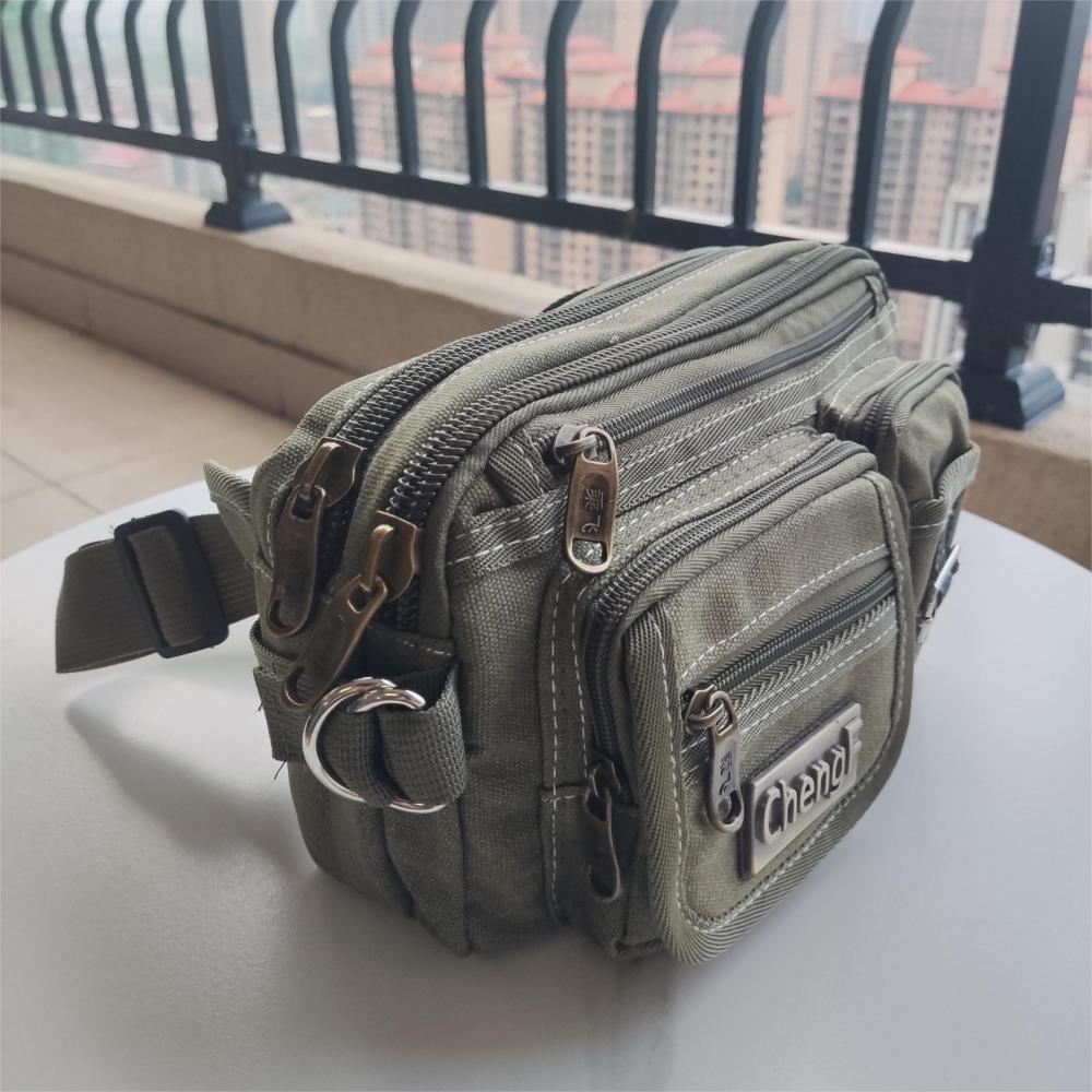 Стильна багатошарова поясна сумка на блискавці, полотняна ретро базова нагрудна сумка, сумка-месенджер армія зелений колір
Стильна багатошарова поясна сумка на блискавці, полотняна ретро базова нагрудна сумка, сумка-месенджер армія зелений колір
