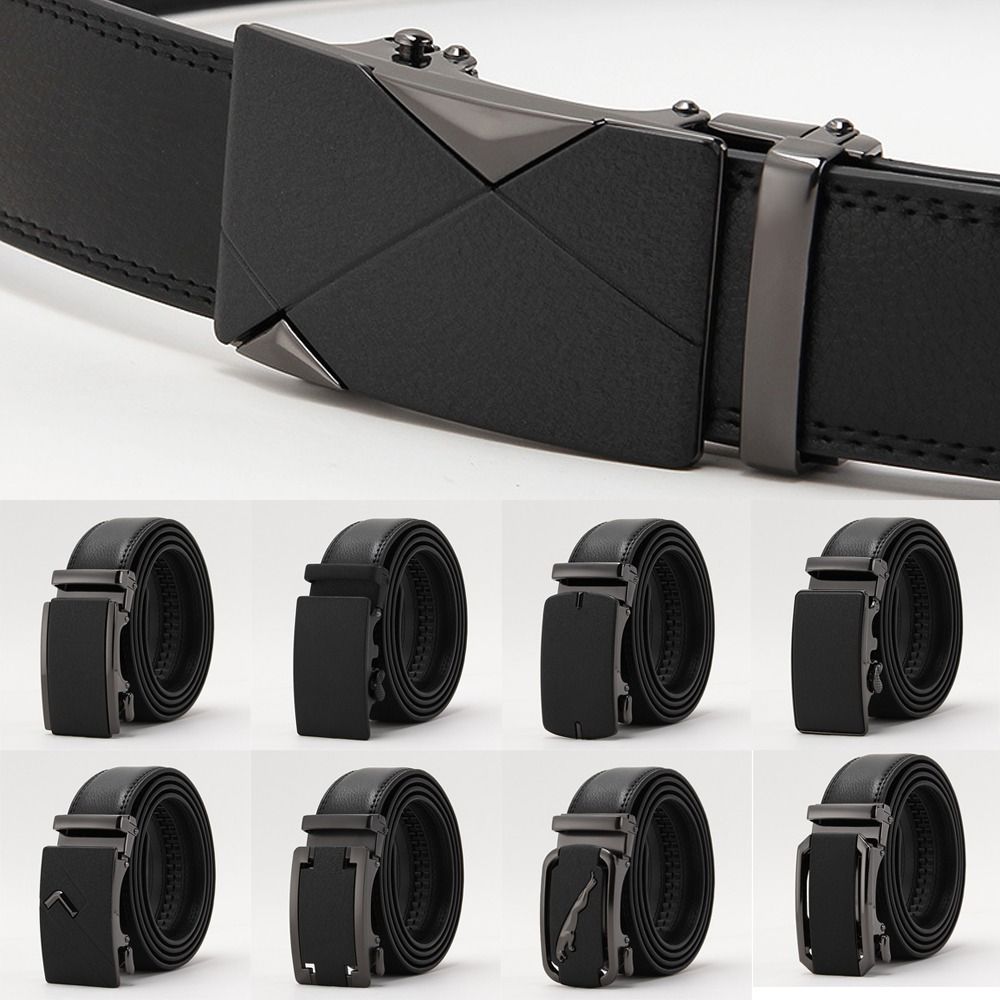 Casual Genuine Leather Belt Vintage Business Ratchet Belts Fashion Automatic Buckle Waistband
Casual Genuine Leather Belt Vintage Business Ratchet Belts Fashion Automatic Buckle Waistband