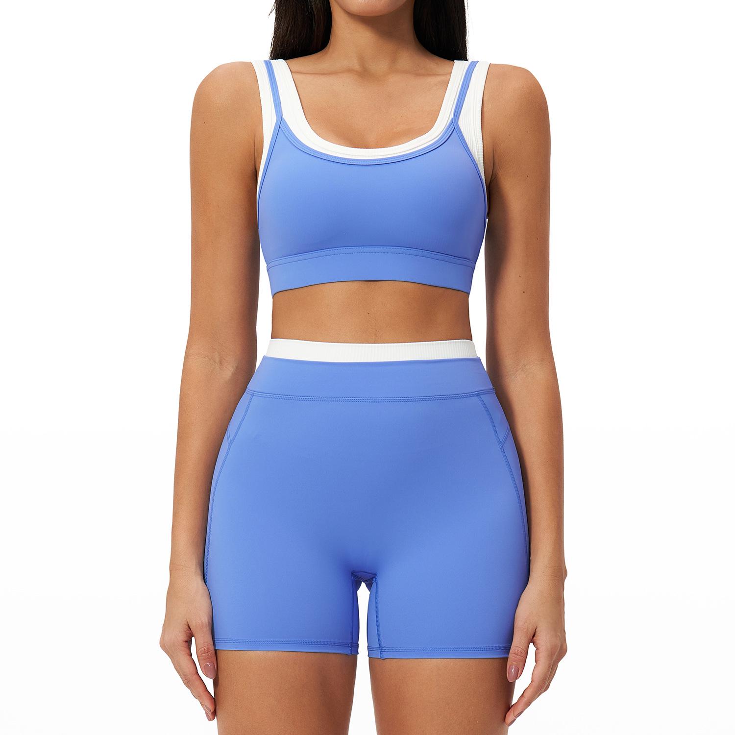 Cross-border Women s Yoga Set: Color Block Nude Feel, Ribbed High Waist, Versatile Fitness Sportswear M
Cross-border Women s Yoga Set: Color Block Nude Feel, Ribbed High Waist, Versatile Fitness Sportswear M