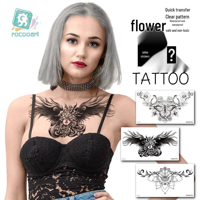 Waterproof Floral Thigh Temporary Tattoo - Stylish Long-Lasting Sticker for Party and Prom 240*138 mm
Waterproof Floral Thigh Temporary Tattoo - Stylish Long-Lasting Sticker for Party and Prom 240*138 mm