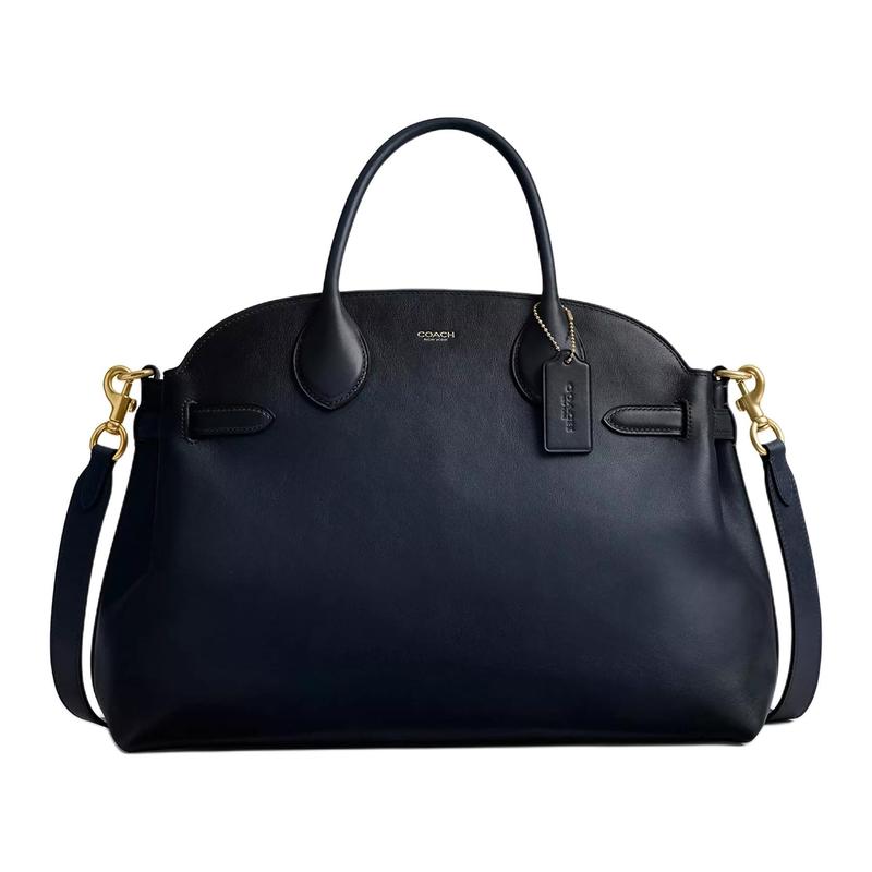 COACH Empire Carryall 40 Logo Zip Closure Grained Leather Shoulder Crossbody Tote Large Women s Navy синій
COACH Empire Carryall 40 Logo Zip Closure Grained Leather Shoulder Crossbody Tote Large Women s Navy синій