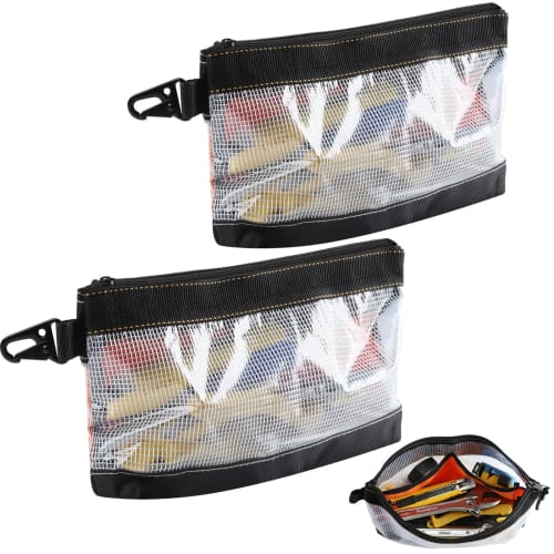 Compact, Waterproof Tool Bag with Clear Window, Portable Gadget Pouch with Durable Metal Hooks, Perfect for Carrying Tools, Stationery, Cables, and Ot
Compact, Waterproof Tool Bag with Clear Window, Portable Gadget Pouch with Durable Metal Hooks, Perfect for Carrying Tools, Stationery, Cables, and Ot