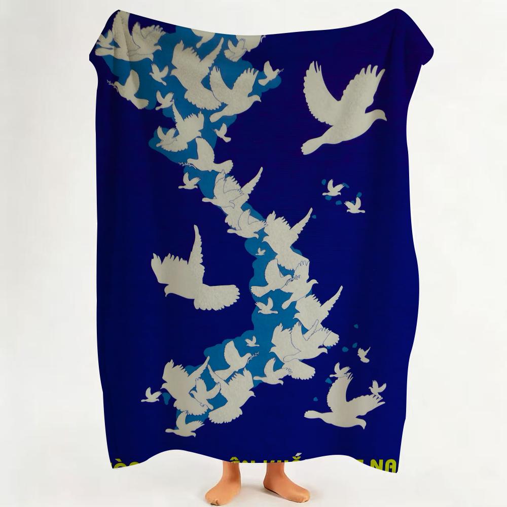 Symbol D Dove o of P Peace Throw Flannel Throw Blanket Suitable for Sofa Living Room Bedroom 75cmx90cm
Symbol D Dove o of P Peace Throw Flannel Throw Blanket Suitable for Sofa Living Room Bedroom 75cmx90cm