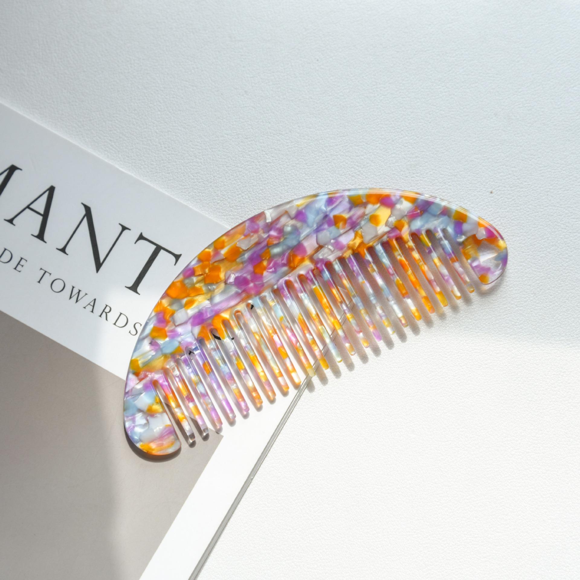 Zhendong Hair Accessories New Acetic Acid Board Anti Static Comb Children s Thickened Half Circle Large Fashion Color Haircomb
Zhendong Hair Accessories New Acetic Acid Board Anti Static Comb Children s Thickened Half Circle Large Fashion Color Haircomb