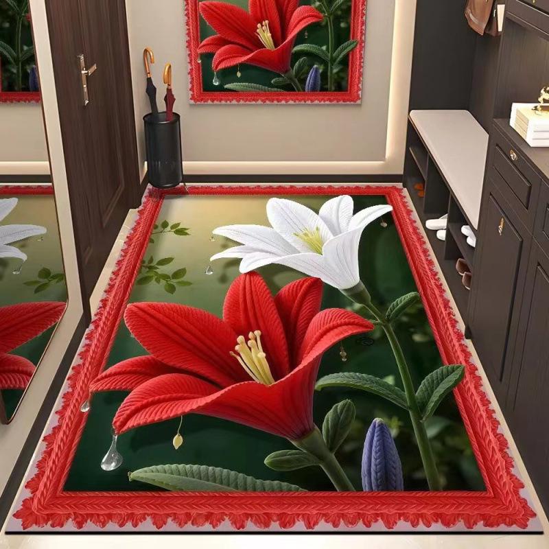 3D килим з кришталевого оксамиту Лілія : Нековзкий, вологопоглинаючий килимок для входу/передпокою 40x60cm (crystal velvet)
3D килим з кришталевого оксамиту Лілія : Нековзкий, вологопоглинаючий килимок для входу/передпокою 40x60cm (crystal velvet)
