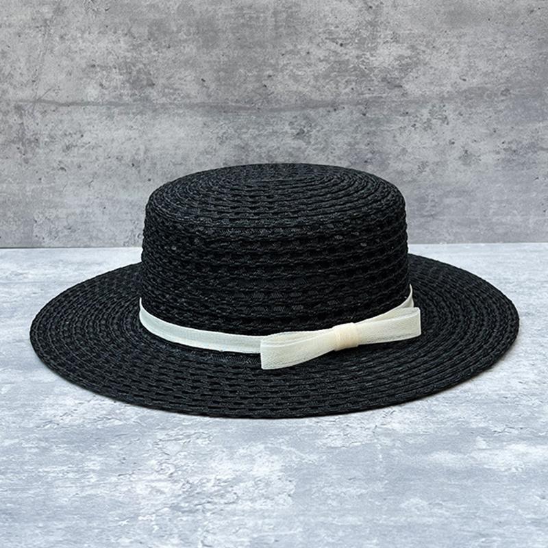 Black Panama Hat Flat Top Wide Brim Boater Hat Hollow Style Sun Hat Bow Band Summer Fedora Hat Holiday Derby Beach Hat Linen Hat чорний
Black Panama Hat Flat Top Wide Brim Boater Hat Hollow Style Sun Hat Bow Band Summer Fedora Hat Holiday Derby Beach Hat Linen Hat чорний