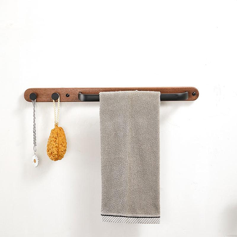Wooden Towel Rack Bathroom Towel Hanging Bar Wall Mounted Single Pole Towel Rod Bathroom Shelving Towel Hook Bathroom Pendant
Wooden Towel Rack Bathroom Towel Hanging Bar Wall Mounted Single Pole Towel Rod Bathroom Shelving Towel Hook Bathroom Pendant