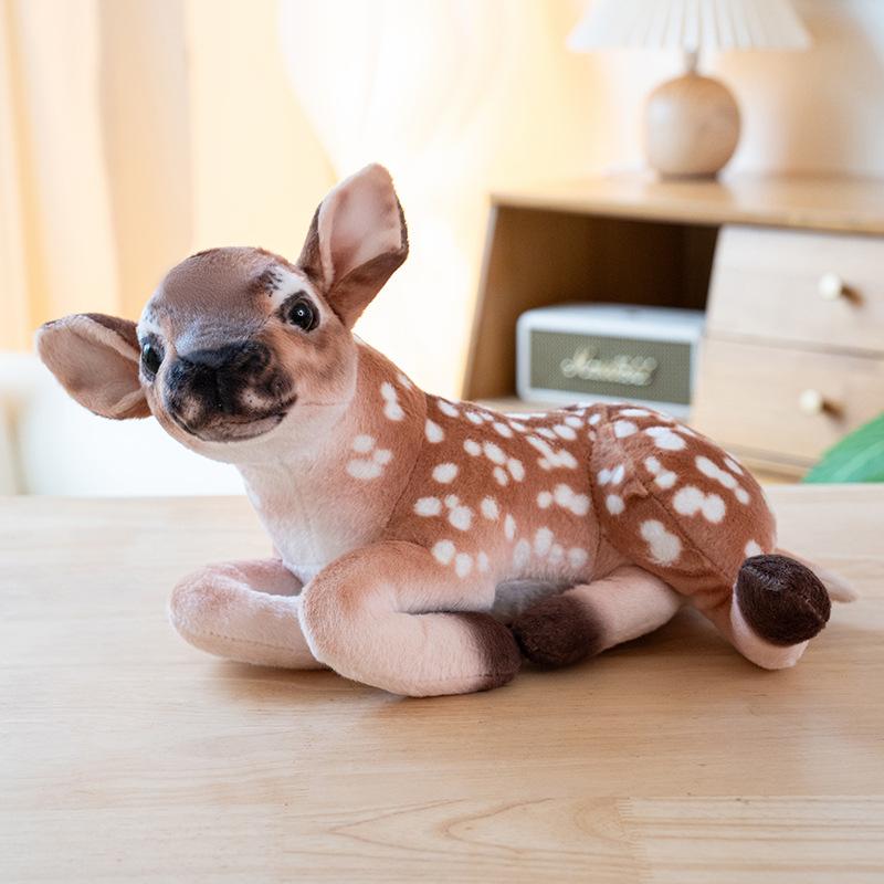Cute simulation deer doll plush toy elk sika deer doll children s soothing doll 20cm коричневый
Cute simulation deer doll plush toy elk sika deer doll children s soothing doll 20cm коричневый