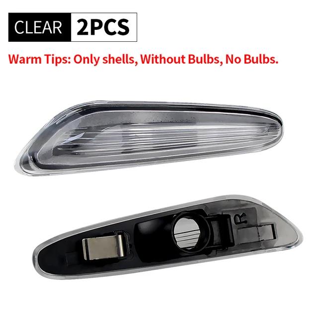 2PCS For BMW E82 E81 E88 E46 E90 E91 E92 E93 E60 E61 X3 E83 X1 E84 E87 Only Shells Without Bulbs Car Side Marker Turn Lamp Cover
2PCS For BMW E82 E81 E88 E46 E90 E91 E92 E93 E60 E61 X3 E83 X1 E84 E87 Only Shells Without Bulbs Car Side Marker Turn Lamp Cover