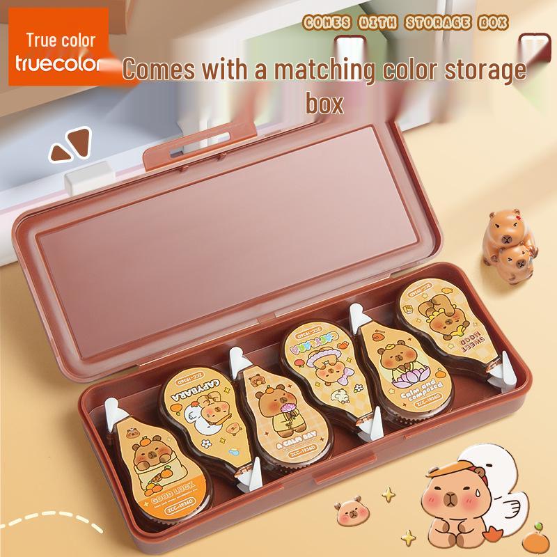 True Color Mini Correction Tape 6-Pack - Student Cartoon Edition, Large Capacity and Smooth Application
True Color Mini Correction Tape 6-Pack - Student Cartoon Edition, Large Capacity and Smooth Application