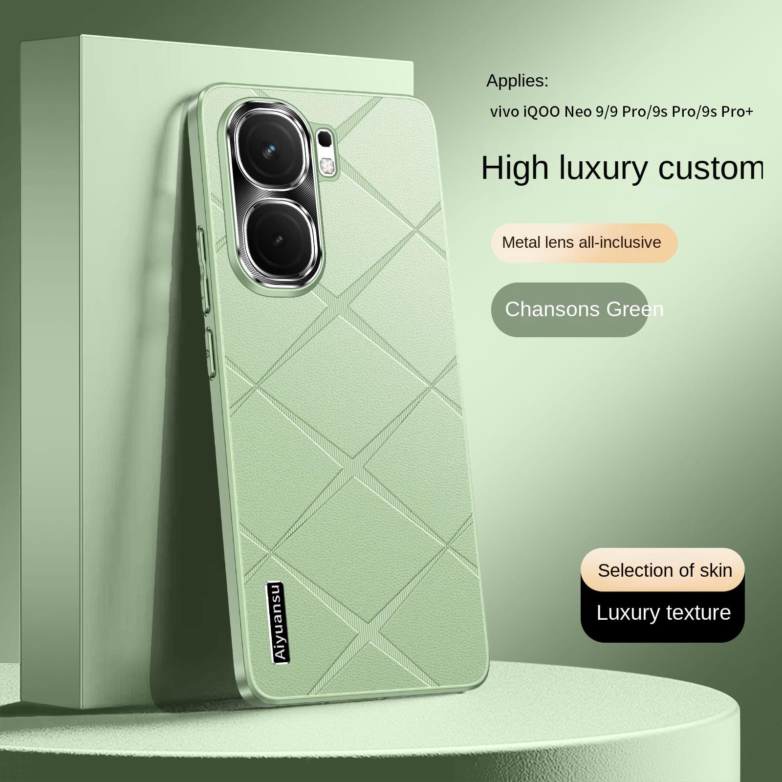 For VIVO IQOO Neo 9 9 Pro 9s Pro high- vegan leather metal lens protection anti-drop and anti-fingerprint phone case For IQOO Neo 9s Pro
For VIVO IQOO Neo 9 9 Pro 9s Pro high- vegan leather metal lens protection anti-drop and anti-fingerprint phone case For IQOO Neo 9s Pro