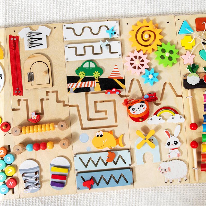 Early Learning Multifunctional Wall Game: Children s Cognitive and Motor Skills Busy Board Toy
Early Learning Multifunctional Wall Game: Children s Cognitive and Motor Skills Busy Board Toy