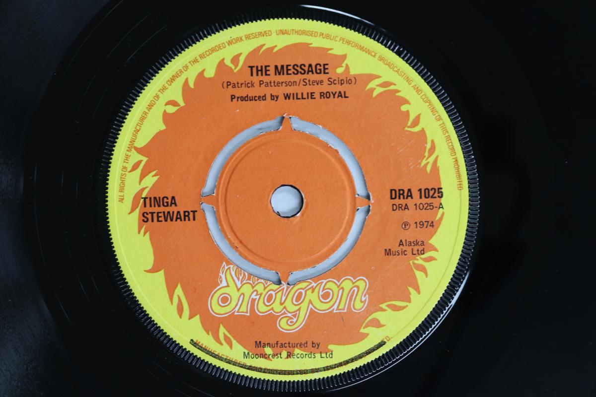 7inch Record TINGA STEWART Message Dub DRA1025 DRAGON 1974 UK Reggae Ska Dub Used
7inch Record TINGA STEWART Message Dub DRA1025 DRAGON 1974 UK Reggae Ska Dub Used
