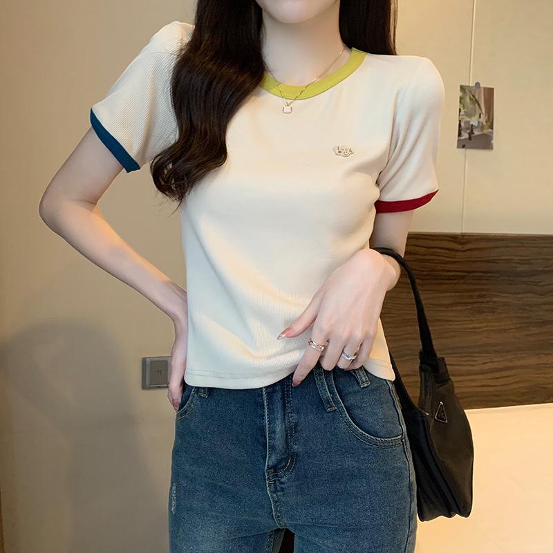 Women s American Color Block Short-Sleeve Slim Fit T-Shirt - 2025 Summer Collection with Straight Shoulder Design XL Premium абрикосовый
Women s American Color Block Short-Sleeve Slim Fit T-Shirt - 2025 Summer Collection with Straight Shoulder Design XL Premium абрикосовый