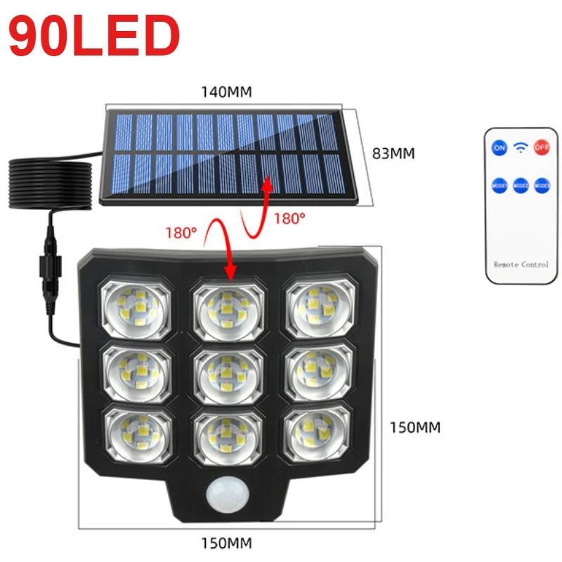 3 режима Солнечный настенный светильник Светодиодный настенный светильник Водонепроницаемый Питание от солнечного света Солнечный датчик движения Прожектор Наружный Двор Садовый светильник 108LED/90LED/72COB 90LED
3 режима Солнечный настенный светильник Светодиодный настенный светильник Водонепроницаемый Питание от солнечного света Солнечный датчик движения Прожектор Наружный Двор Садовый светильник 108LED/90LED/72COB 90LED