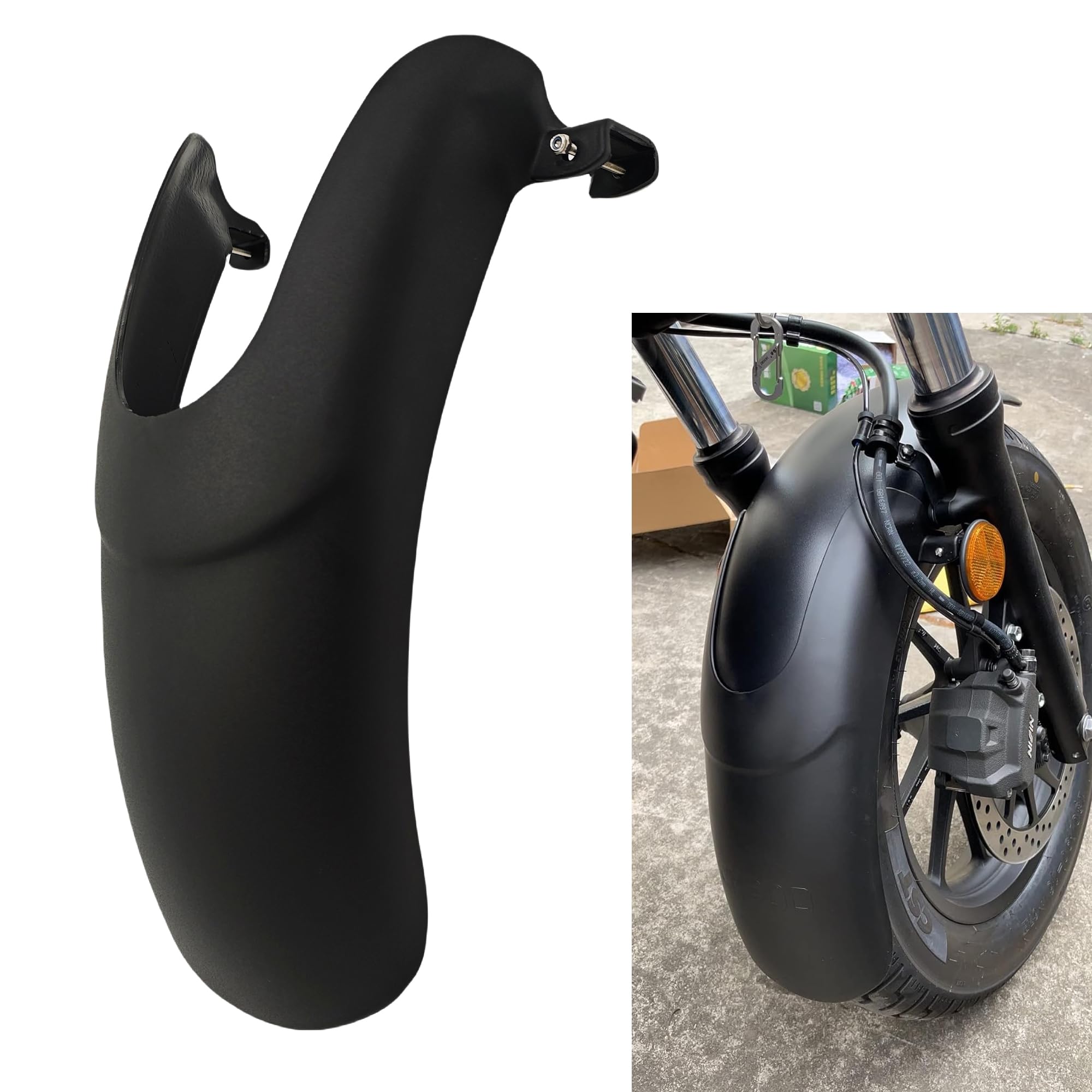 yoothi Совместимо с мотоциклом Honda Rebel 250 500 Удлинитель переднего крыла 20 см Переднее крыло
yoothi Совместимо с мотоциклом Honda Rebel 250 500 Удлинитель переднего крыла 20 см Переднее крыло