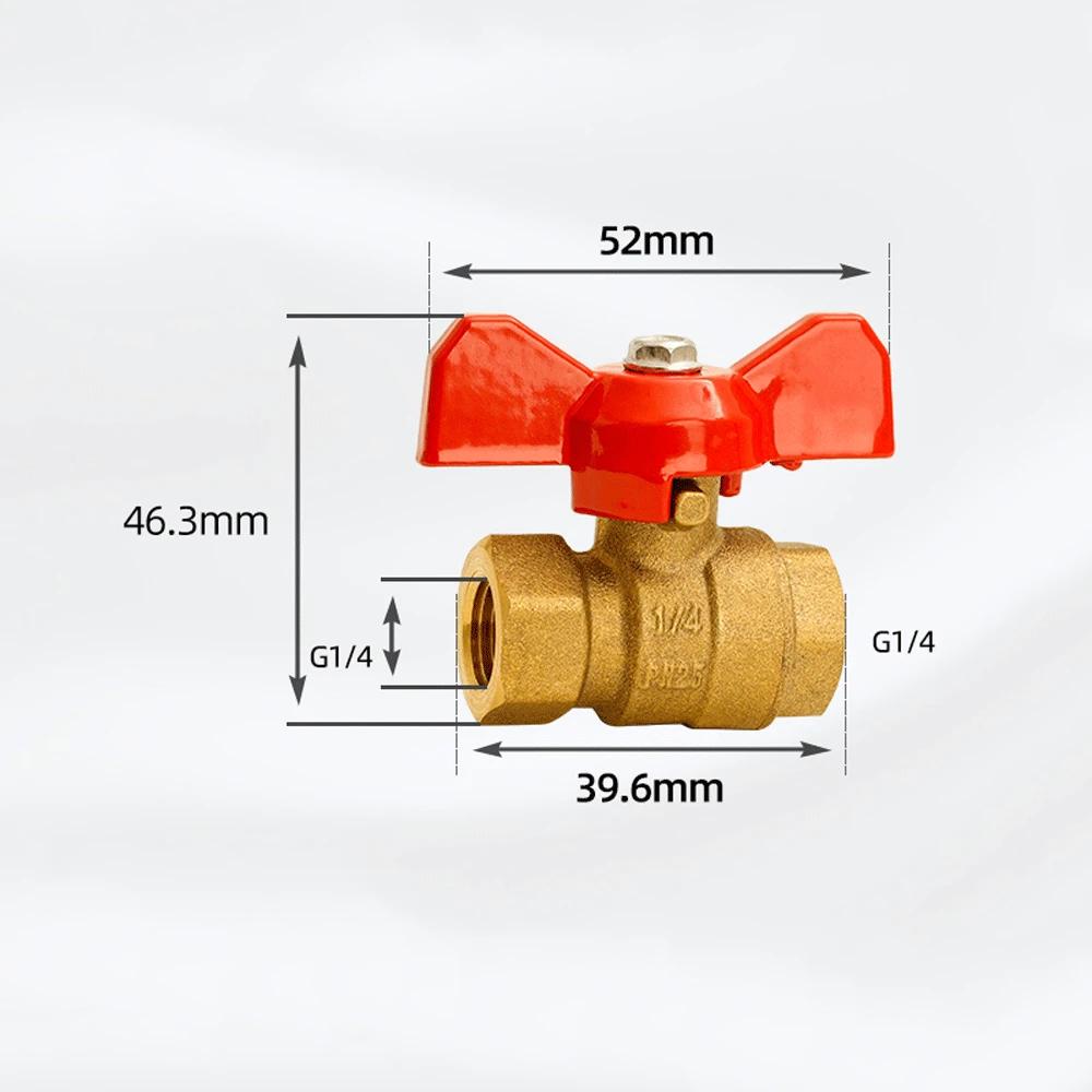 1/4 3/8 1/2 3/4 BSPP Male To Female Brass Shut Off Ball Valve Fuel Gas with Red Blue Butterfly Handle Water Heater Switch Other
1/4 3/8 1/2 3/4 BSPP Male To Female Brass Shut Off Ball Valve Fuel Gas with Red Blue Butterfly Handle Water Heater Switch Other