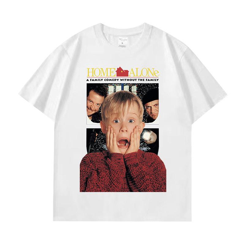Summer Movie Home Alone Graphic T-shirt Kevin Printed High Street Harajuku Tees Vintage 100% Pure Cotton Printed T-shirt S
Summer Movie Home Alone Graphic T-shirt Kevin Printed High Street Harajuku Tees Vintage 100% Pure Cotton Printed T-shirt S