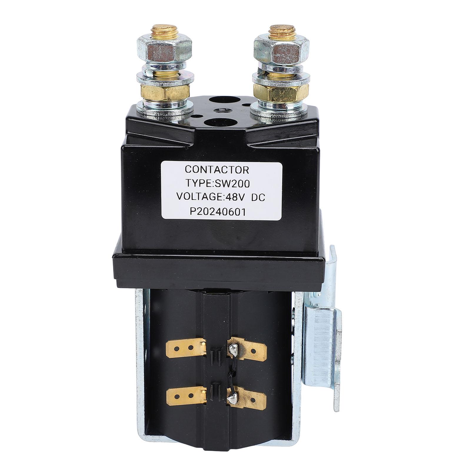 Контактор постійного струму DC 48V 400A SW200 Реверсивний контактор Соленоїдне реле для автомобіля Електричний навантажувач Вантажівка Корабель Акумулятор
Контактор постійного струму DC 48V 400A SW200 Реверсивний контактор Соленоїдне реле для автомобіля Електричний навантажувач Вантажівка Корабель Акумулятор