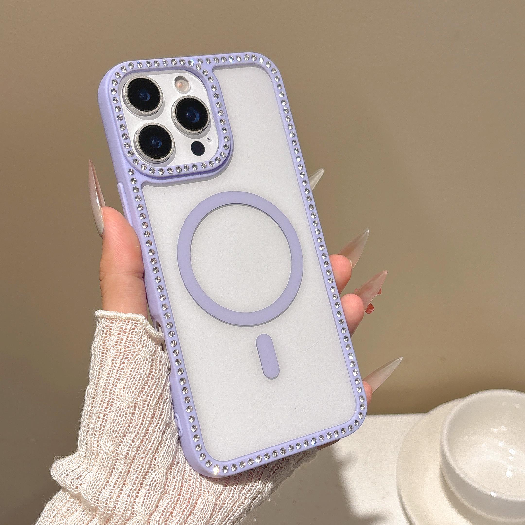 Diamond Glitter Bumper For Magsafe Magnetic Case for iPhone 16 15 14 Plus 13 12 11 Pro Max Clear Hard Shockproof Cover iPhone 16
Diamond Glitter Bumper For Magsafe Magnetic Case for iPhone 16 15 14 Plus 13 12 11 Pro Max Clear Hard Shockproof Cover iPhone 16