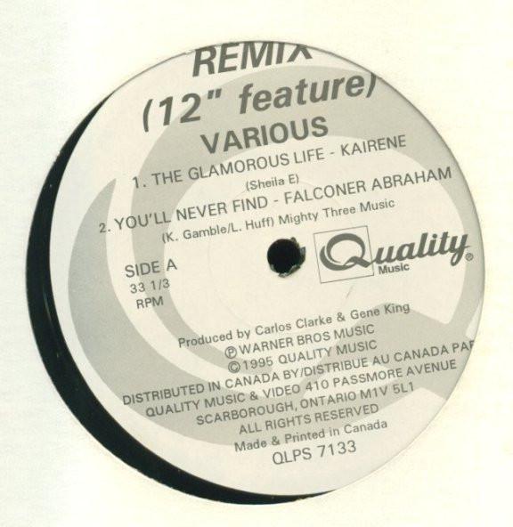 12inch Record VARIOUS Remix 12 Feature QLPS7133 Quality Music 1995 Canada Dance Electronica Used
12inch Record VARIOUS Remix 12 Feature QLPS7133 Quality Music 1995 Canada Dance Electronica Used