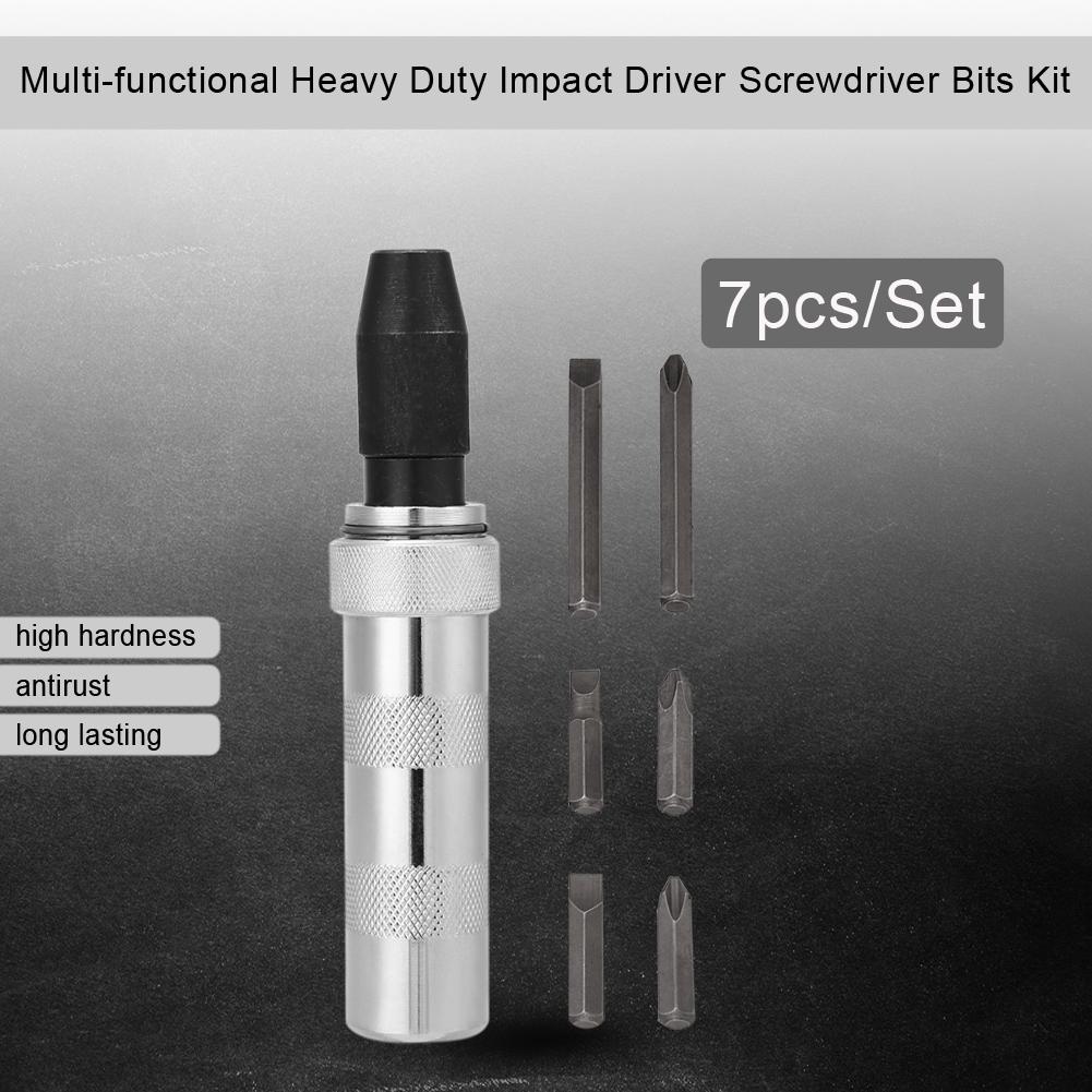 7pcs Set Multi functional Heavy Duty Impact Driver Screwdriver Bits Kit with Case 
7pcs Set Multi functional Heavy Duty Impact Driver Screwdriver Bits Kit with Case