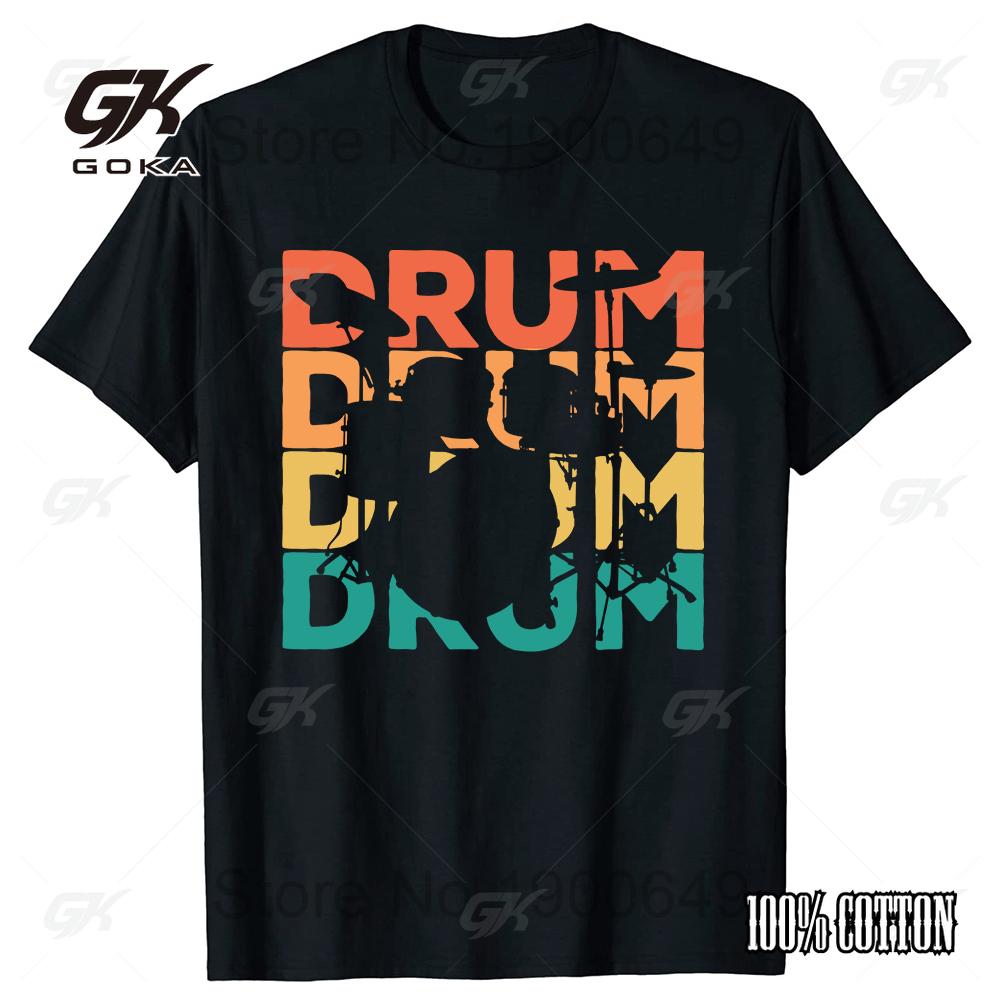 I Destroy Silence Drumming Vintage Drummer Drumset Drum Set T-Shirt Harajuku Cotton Casual Tees Cute Youth Tees Funny T Shirts 4XL
I Destroy Silence Drumming Vintage Drummer Drumset Drum Set T-Shirt Harajuku Cotton Casual Tees Cute Youth Tees Funny T Shirts 4XL