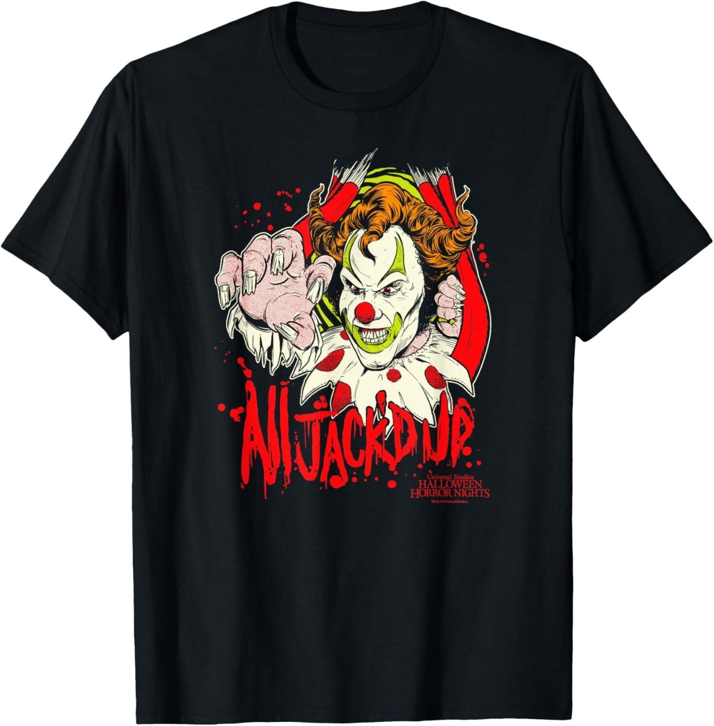 HHN Jack the Clown All Jack’d Up T-Shirt Mens Womens Tees Top L
HHN Jack the Clown All Jack’d Up T-Shirt Mens Womens Tees Top L