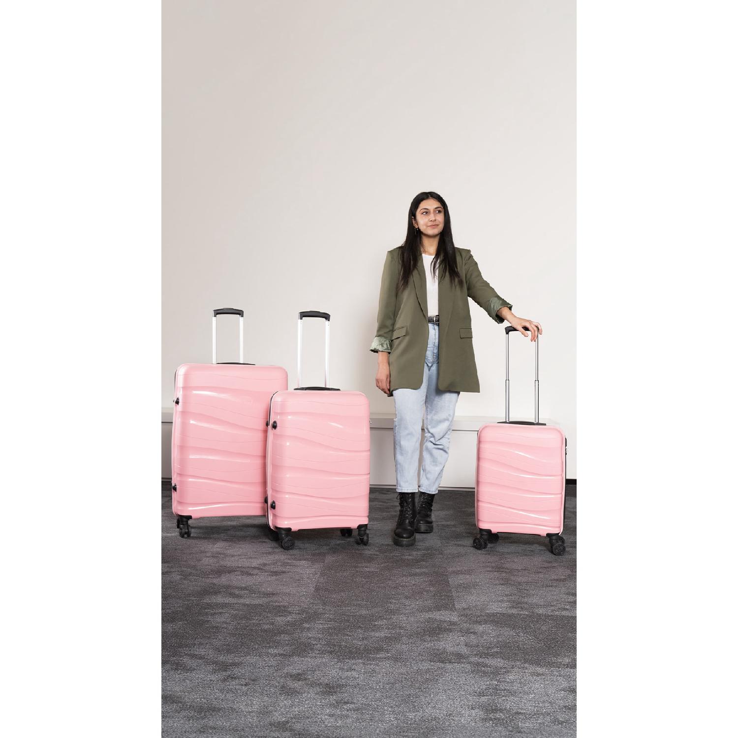 Wx-pp10 Небьющийся набор из полипропилена Candy Pink Pp из 3 чемоданов 3
Wx-pp10 Небьющийся набор из полипропилена Candy Pink Pp из 3 чемоданов 3