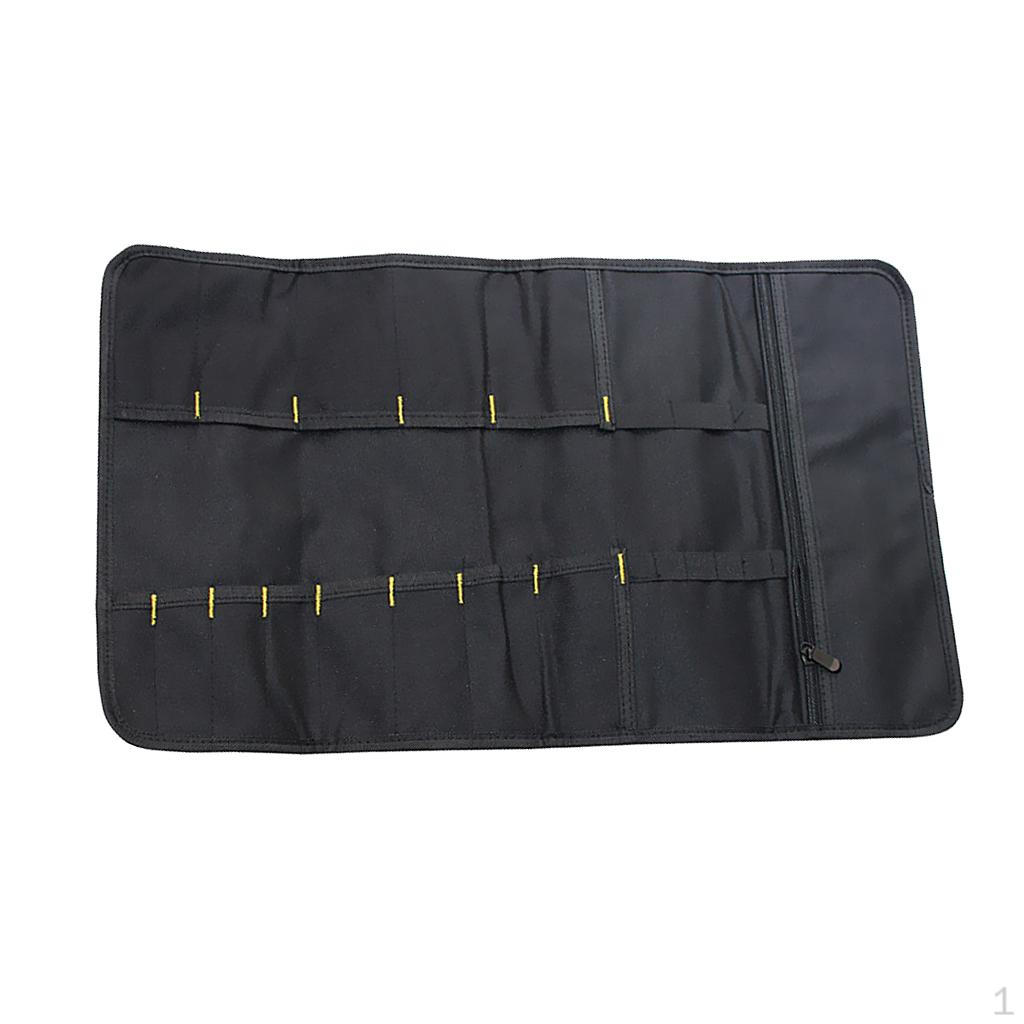 Hardware Tool Screwdriver Spanner Roll Up Storage Case Pouch Electrician Bag 58 x35cm
Hardware Tool Screwdriver Spanner Roll Up Storage Case Pouch Electrician Bag 58 x35cm
