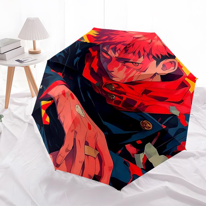 1pc Jujutsu Kaisen Design Automatic Folding Umbrella with 3-Fold Design, 8-Bone Iron Frame Perfect for Outdoor Use, Festive Gifts, Travel, Daily Use,
1pc Jujutsu Kaisen Design Automatic Folding Umbrella with 3-Fold Design, 8-Bone Iron Frame Perfect for Outdoor Use, Festive Gifts, Travel, Daily Use,