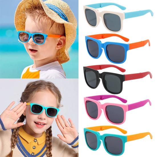 Kids Sunglasses Foldable Toddler Sunglasses UV400 Square Frame Folding Glasses for 6-8 Year-Olds Kids Girls Boys
Kids Sunglasses Foldable Toddler Sunglasses UV400 Square Frame Folding Glasses for 6-8 Year-Olds Kids Girls Boys