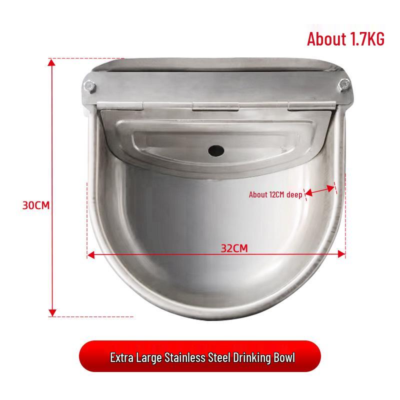 Надвеликий питний жолоб для худоби з нержавіючої сталі для корів, коней та овець
Надвеликий питний жолоб для худоби з нержавіючої сталі для корів, коней та овець