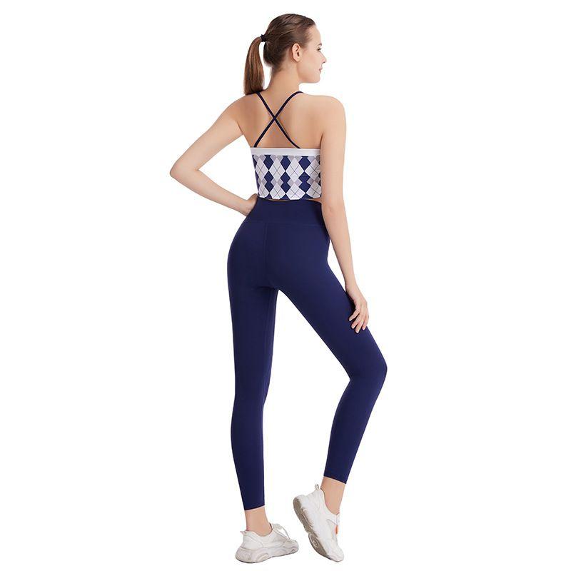 New Arrival Bra Diamond Lattice Beauty Back Yoga Clothes Two-piece Set Nude Feel Sports Intimates Fitness Thin Belt Vest Suit Diamond Tango Blue Suit L
New Arrival Bra Diamond Lattice Beauty Back Yoga Clothes Two-piece Set Nude Feel Sports Intimates Fitness Thin Belt Vest Suit Diamond Tango Blue Suit L
