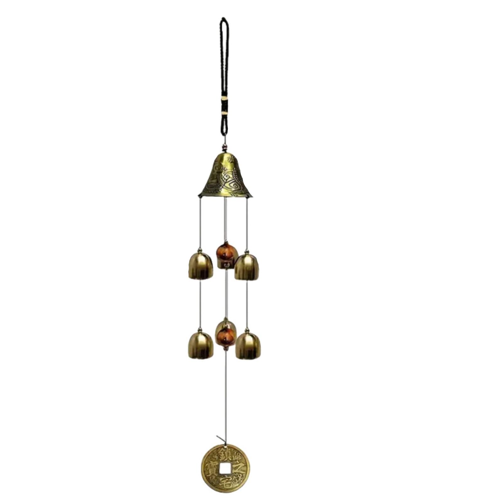 6 Copper Lucky metal Bells Outdoor Metal Wind Chimes Yard Garden Hanging Ornament Decor Home Art Ambience Hanging Decoration One Size
6 Copper Lucky metal Bells Outdoor Metal Wind Chimes Yard Garden Hanging Ornament Decor Home Art Ambience Hanging Decoration One Size